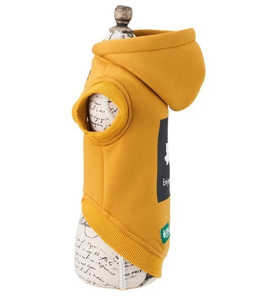 LOGOS(ロゴス)の「LOGOS/もちのびボックスロゴパーカー(ペットウェア・メンズ・イエロー/ブラック・XS/S/M/L/2L/3L)」の17枚目の写真