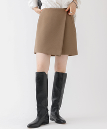 Rouge vif | ボンディングラップミニスカート(スカート)