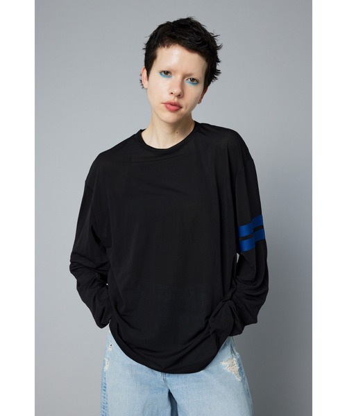 セール】Sheer line tops シアーライントップス(Tシャツ セール】Sheer line tops シアーライントップス(Tシャツ