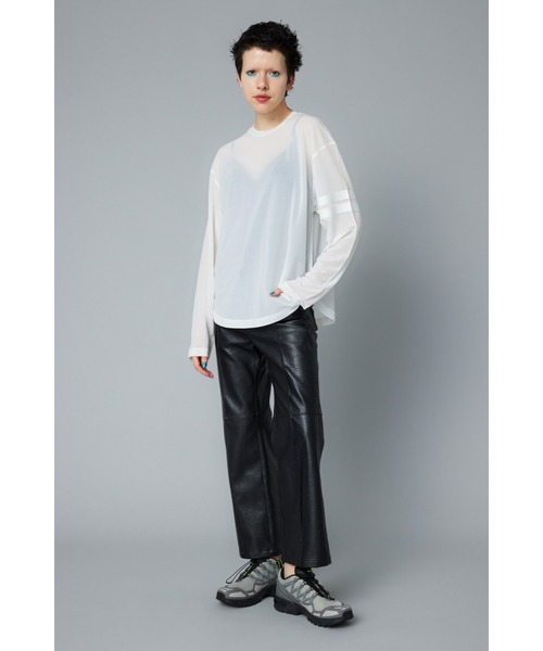 セール】Sheer line tops シアーライントップス（Tシャツ