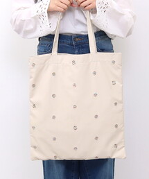 COOCO（クーコ）の「ＳＭＩＬＥＹ　フェイスシシュウフェイクレザーサブバッグ／Ａ４対応（ハンドバッグ）」