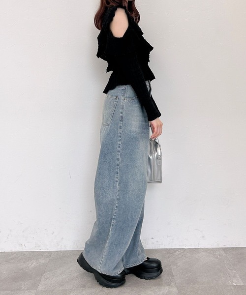 Heather(ヘザー)の「ショルダーカットフリルブラウス 142018(シャツ/ブラウス・レディース・ホワイト/ピンク/ブラック・FREE)」の13枚目の写真