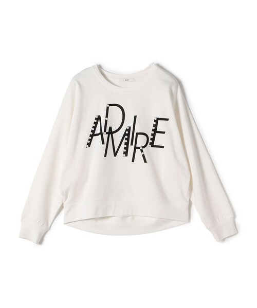 SHIPS(シップス)の「【WEB限定】 バリエーション プリント ドルマン ロングスリーブ TEE(スウェット・レディース・ストーン/オフホワイト/チャコールグレー・ONE SIZE)」の6枚目の写真