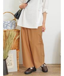 Samansa Mos2 | 【M/Lサイズ】ツイルイージーストレートパンツ(その他パンツ)