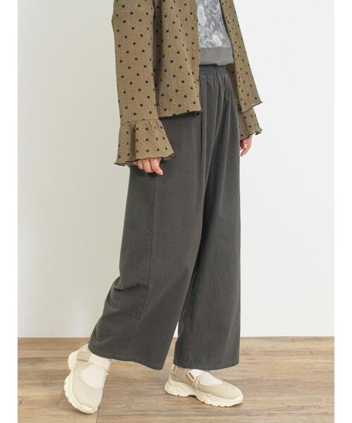 Samansa Mos2(サマンサ モスモス)の「【M/Lサイズ】ツイルイージーストレートパンツ(その他パンツ・レディース・カーキ/ブラウン/チャコールグレー・M/L)」の11枚目の写真