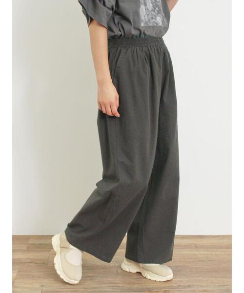 Samansa Mos2(サマンサ モスモス)の「【M/Lサイズ】ツイルイージーストレートパンツ(その他パンツ・レディース・カーキ/ブラウン/チャコールグレー・M/L)」の15枚目の写真