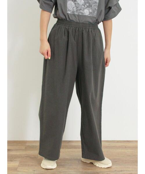 Samansa Mos2(サマンサ モスモス)の「【M/Lサイズ】ツイルイージーストレートパンツ(その他パンツ・レディース・カーキ/ブラウン/チャコールグレー・M/L)」の17枚目の写真
