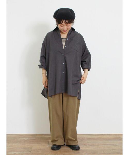 Samansa Mos2(サマンサ モスモス)の「【M/Lサイズ】ツイルイージーストレートパンツ(その他パンツ・レディース・カーキ/ブラウン/チャコールグレー・M/L)」の20枚目の写真