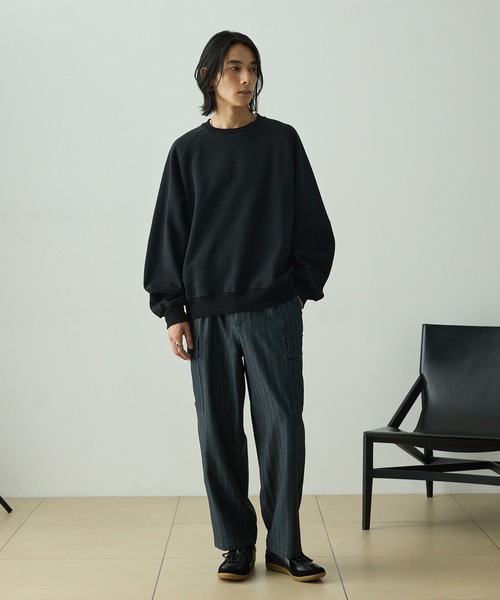 ラグランバルーンスリーブオーバーサイズスウェット（スウェット