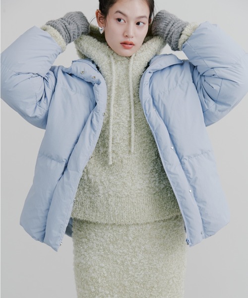 ◆新品◆　emmi ラメニット　フーディー　ラメ　シルバー　きらきら☆ emmi エミ ラメニットフーディー ニットパーカー シルバー - メルカリ