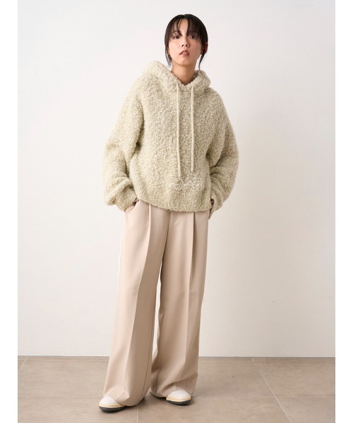 emmi（エミ）の「ラメニットフーディー（ニット/セーター）」 - WEAR