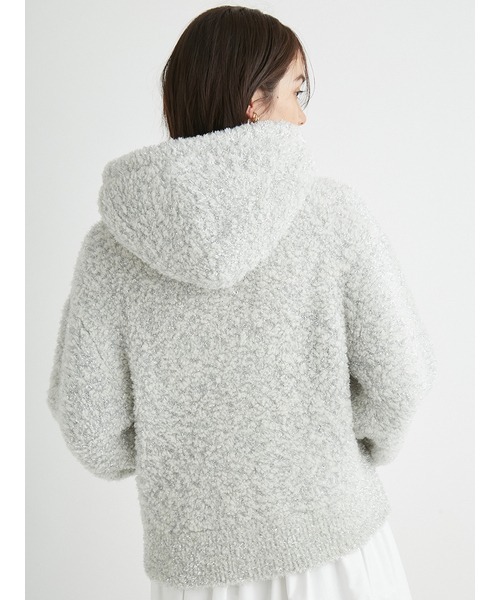 emmi（エミ）の「ラメニットフーディー（ニット/セーター）」 - WEAR