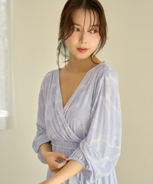 SNIDEL HOME（スナイデルホーム）の「リボンカシュクールワンピース