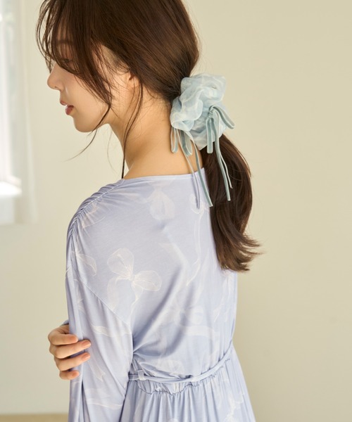 SNIDEL HOME カシュクールワンピース　パジャマ SNIDEL HOME（スナイデルホーム）の「リボンカシュクール