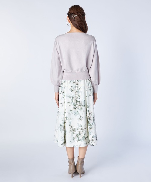 LAISSE PASSE（レッセパッセ）の「オフショルショートプルオーバー（ニット/セーター・レディース・ピンク/ミント/ベージュ/マスタード/ライトピンク・MEDIUM）」の17枚目の写真