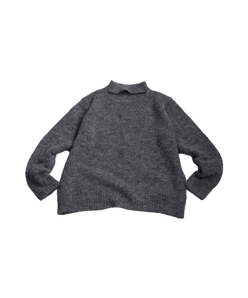 antiqua(アンティカ)の「肌見せハイネックニット(ニット/セーター・レディース・グリーン/グレー/ベージュ・ONESIZE)」の21枚目の写真