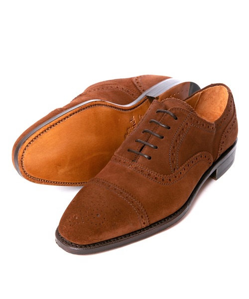 Berwick1707(バーウィック)の「Berwick バーウィック セミブローグ 5231 レザー ソール(ドレスシューズ・メンズ・ブラウン・5.5/6/6.5/7/7.5/8)」の8枚目の写真