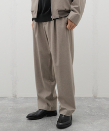 ATON(エイトン) MERINO COLLEGE FLANNEL WIDE PANTS PRAGCW0900