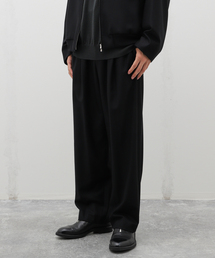 ATON(エイトン) MERINO COLLEGE FLANNEL WIDE PANTS PRAGCW0900