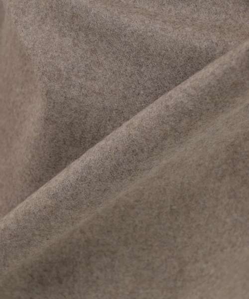 ATON(エイトン)の「ATON(エイトン) MERINO COLLEGE FLANNEL WIDE PANTS PRAGCW0900(スラックス・メンズ・ベージュ/ブラック・6/4)」の3枚目の写真
