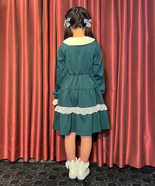 axes femme（アクシーズファム）の「ネコ襟ティアードワンピース