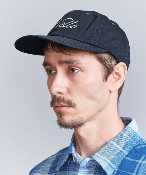 HELLO SUNRISE（ハローサンライズ）の「＜HELLO SUNRISE＞  ハロー タイポ ロゴ 6パネル キャップ（キャップ・メンズ・ネイビー・FREE）」の2枚目の写真