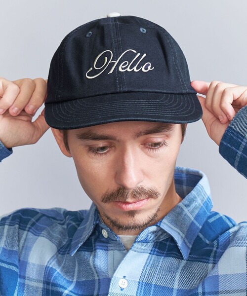HELLO SUNRISE（ハローサンライズ）の「＜HELLO SUNRISE＞  ハロー タイポ ロゴ 6パネル キャップ（キャップ・メンズ・ネイビー・FREE）」の3枚目の写真