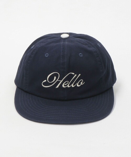 HELLO SUNRISE（ハローサンライズ）の「＜HELLO SUNRISE＞  ハロー タイポ ロゴ 6パネル キャップ（キャップ・メンズ・ネイビー・FREE）」の5枚目の写真