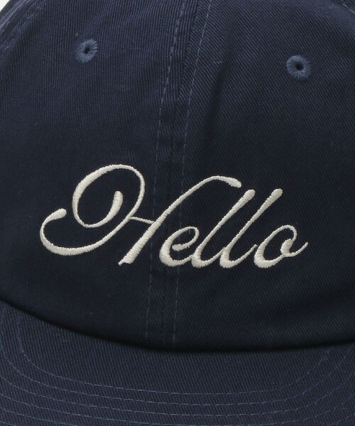HELLO SUNRISE（ハローサンライズ）の「＜HELLO SUNRISE＞  ハロー タイポ ロゴ 6パネル キャップ（キャップ・メンズ・ネイビー・FREE）」の11枚目の写真