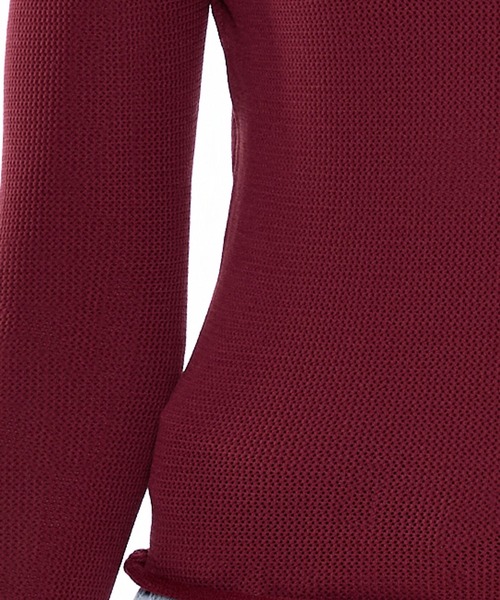 FOREVER 21(フォーエバー トゥエンティーワン)の「ベーシックニットプルオーバー(ニット/セーター・レディース・バーガンディー/ブラック・SMALL/MEDIUM)」の10枚目の写真