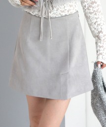 フェイクスウェードミニスカパン