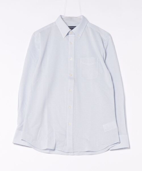 Blue Standard （ブルースタンダード）の「【BLUE STANDARD/ブルースタンダード】吸水速乾、イージーケア、 ピンポイント消臭 アルティマニットシャツ（シャツ/ブラウス・メンズ・グレー/ネイビー/オフホワイト/ダークブルー・MEDIUM/LARGE/X-LARGE）」の2枚目の写真