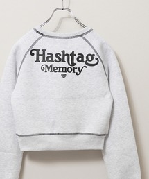 【MEMORY】lady's オーバーロック ボンディング ラグラン ショート丈スウェット / Lady's Overlock Bonded Raglan Short Length Sweatshirt