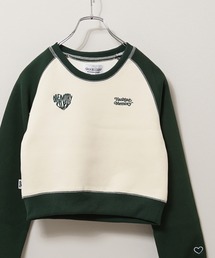 #MEMORY（メモリー）の「【MEMORY】lady's オーバーロック ボンディング ラグラン ショート丈スウェット / Lady's Overlock Bonded Raglan Short Length Sweatshirt（スウェット）」