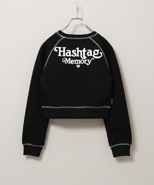 #MEMORY(メモリー)の「【MEMORY】lady's オーバーロック ボンディング ラグラン ショート丈スウェット / Lady's Overlock Bonded Raglan Short Length Sweatshirt(スウェット・レディース・ホワイト系/グリーン/ブラウン/ブラック・FREE)」の8枚目の写真