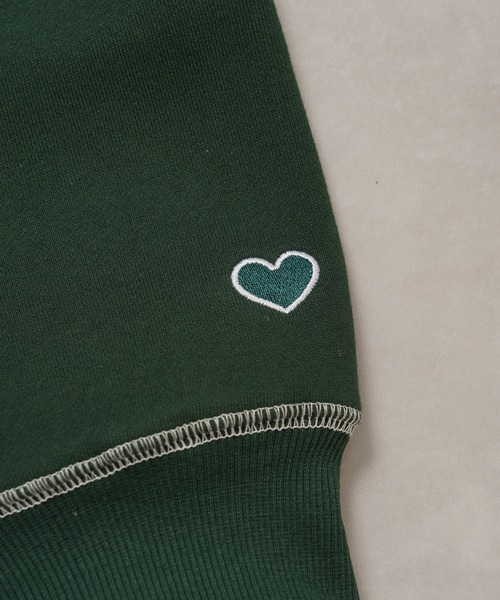 #MEMORY(メモリー)の「【MEMORY】lady's オーバーロック ボンディング ラグラン ショート丈スウェット / Lady's Overlock Bonded Raglan Short Length Sweatshirt(スウェット・レディース・ホワイト系/グリーン/ブラウン/ブラック・FREE)」の17枚目の写真