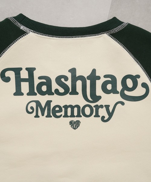 #MEMORY(メモリー)の「【MEMORY】lady's オーバーロック ボンディング ラグラン ショート丈スウェット / Lady's Overlock Bonded Raglan Short Length Sweatshirt(スウェット・レディース・ホワイト系/グリーン/ブラウン/ブラック・FREE)」の19枚目の写真