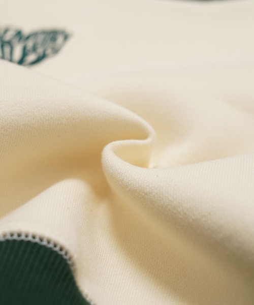 #MEMORY(メモリー)の「【MEMORY】lady's オーバーロック ボンディング ラグラン ショート丈スウェット / Lady's Overlock Bonded Raglan Short Length Sweatshirt(スウェット・レディース・ホワイト系/グリーン/ブラウン/ブラック・FREE)」の20枚目の写真
