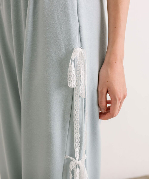 OLIVE des OLIVE（オリーブデオリーブ）の「サイドレースリボンスウェットパンツ（スウェットパンツ・レディース・サックスブルー/オフホワイト/トップグレー/ピンク・FREE）」の22枚目の写真