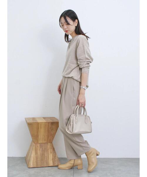 Samansa Mos2 blue（サマンサモスモスブルー）の「◎レイヤードライクニットプルオーバー（ニット/セーター・レディース・グレー/ブラウン/ベージュ・F）」の16枚目の写真