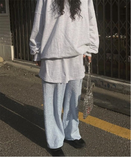 Per sist ence(パーシエンス)の「エンブロイダリーパンツ(その他パンツ・レディース・ブラック/ブルー/ホワイト・FREE)」の18枚目の写真