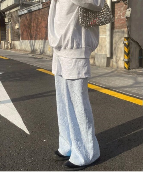 Per sist ence(パーシエンス)の「エンブロイダリーパンツ(その他パンツ・レディース・ブラック/ブルー/ホワイト・FREE)」の20枚目の写真