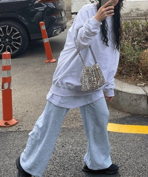 Per sist ence(パーシエンス)の「エンブロイダリーパンツ(その他パンツ・レディース・ブラック/ブルー/ホワイト・FREE)」の21枚目の写真