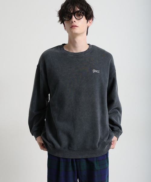 RAGEBLUE(レイジブルー)の「【RAKIZ】コラボプリント/ヘビーウェイトビッグスウェット(スウェット・メンズ・ダークグレー/オフホワイト/ブルー・FREE)」の11枚目の写真