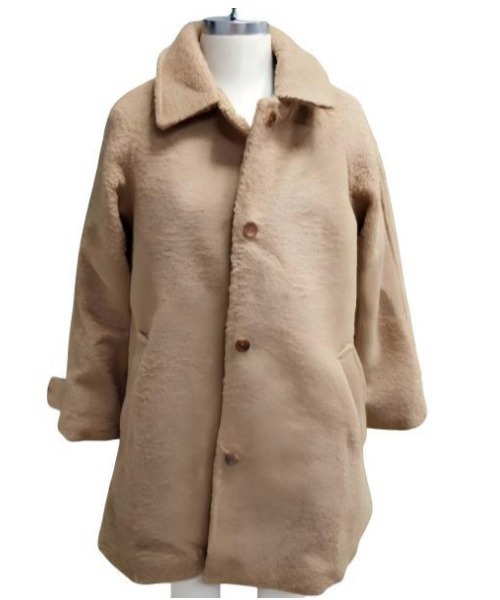 HERMÈS ベージュ フード付きジップコート HERMÈS ベージュ フード付きジップコート フーデッドジップ