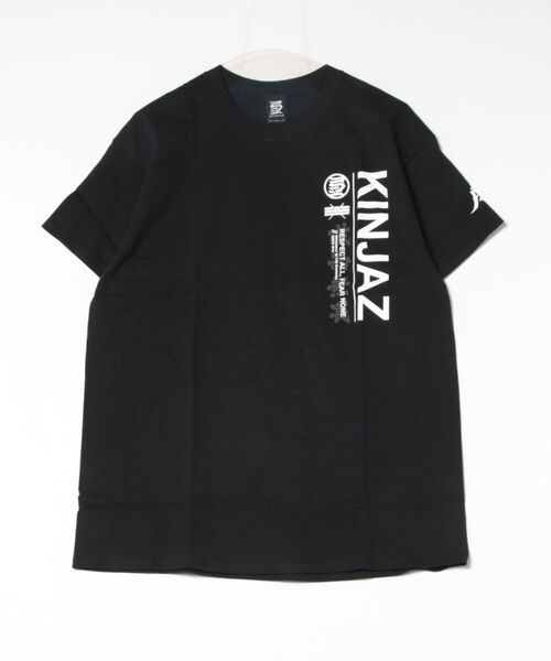 ARCHIVER(アーカイバ)の「【KINJAZ】Graphic T(Tシャツ/カットソー・メンズ・ホワイト/ブラック・LARGE/MEDIUM)」の1枚目の写真