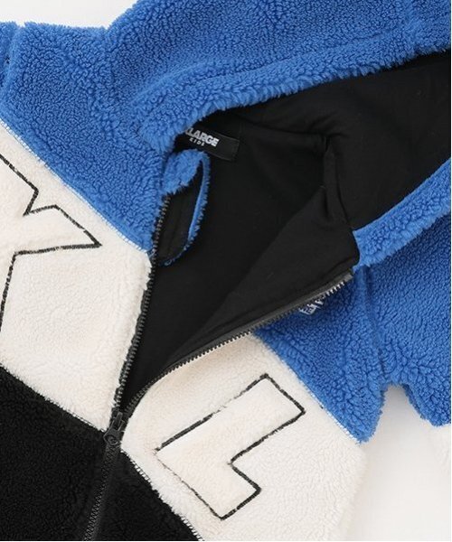 セール】カラーブロックボアカバーオール（ロンパース）｜XLARGE KIDS