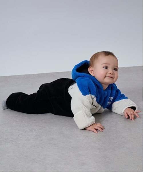 XLARGE KIDS カラーブロックボアカバーオール XLARGE KIDS カラーブロックボアカバーオール XLARGE KIDS（エクストラ