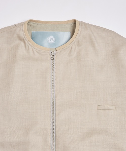 Dulcamara(ドゥルカマラ)の「よそいきバックポケットZipブルゾン(ブルゾン・メンズ・ブラック/ベージュ系/ミックスグレー・0/1)」の17枚目の写真