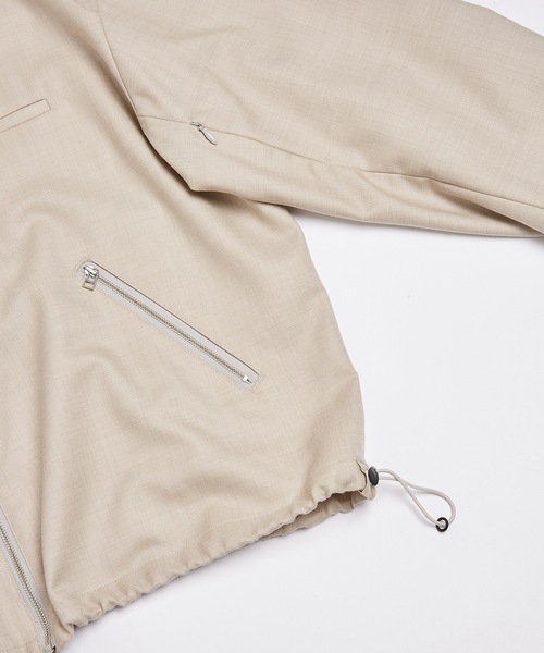 Dulcamara(ドゥルカマラ)の「よそいきバックポケットZipブルゾン(ブルゾン・メンズ・ブラック/ベージュ系/ミックスグレー・0/1)」の18枚目の写真